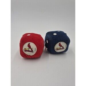Vintage St. Louis Cardinals 3" Fuzzy Dice - MLB